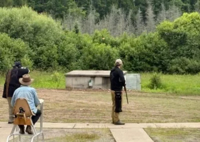 Rifle range at Big 4 Sportsmen's Club Long Lake, WI